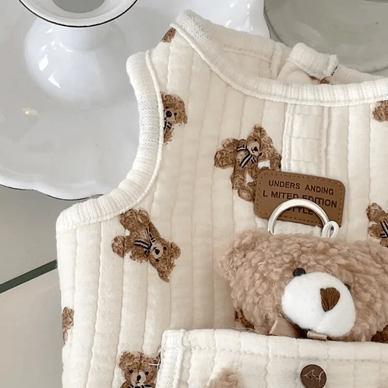 Teddy Bear Harness Vest - PawPlaza