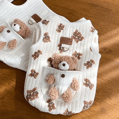 Teddy Bear Harness Vest - PawPlaza
