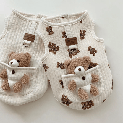 Teddy Bear Harness Vest - PawPlaza