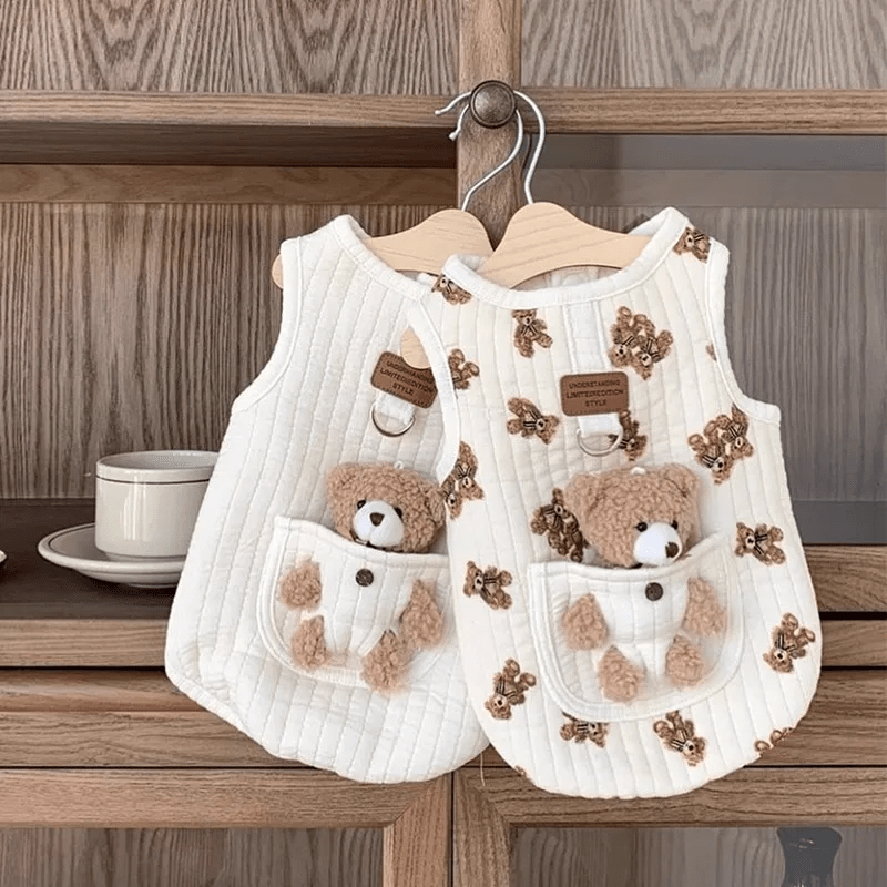 Teddy Bear Harness Vest - PawPlaza