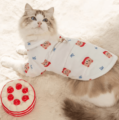 Teddy Latte Winter Puffer - PawPlaza