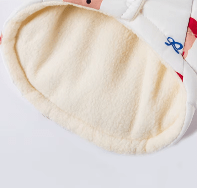 Teddy Latte Winter Puffer - PawPlaza