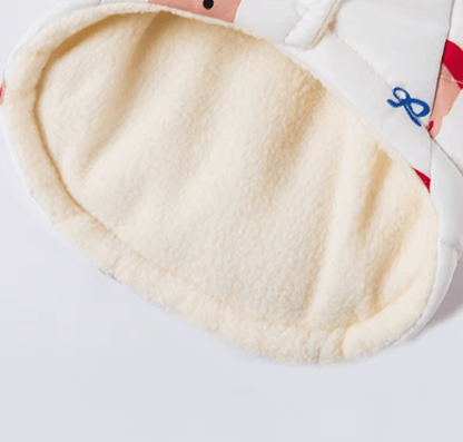 Teddy Latte Winter Puffer - PawPlaza