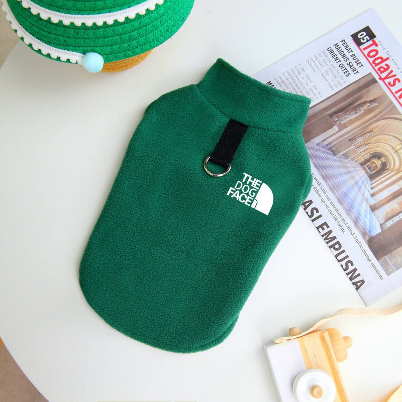 The Dog Face Fleece Vest - PawPlaza