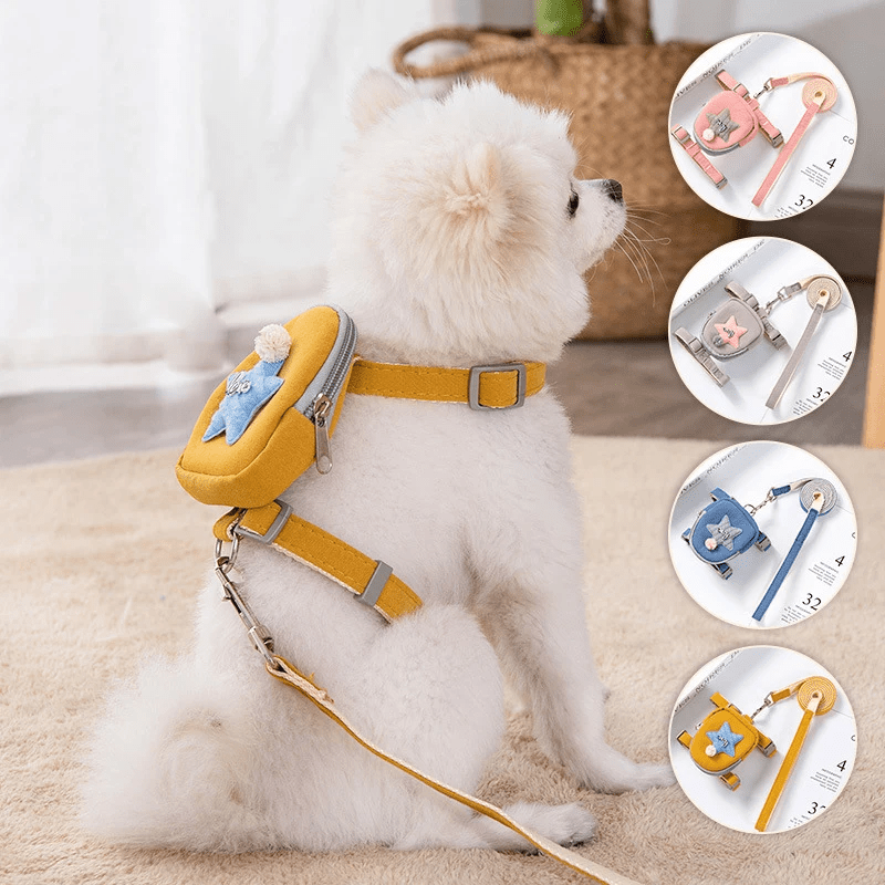 Tiny Star Backpack Harness - PawPlaza