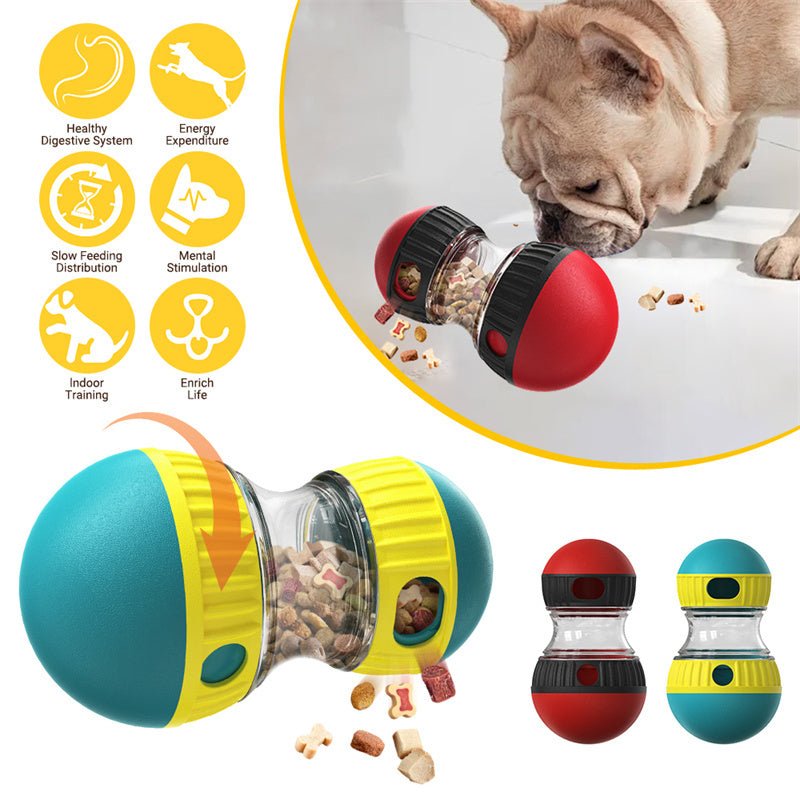 Tumbler Leaky Treat Puzzle Toy - PawPlaza