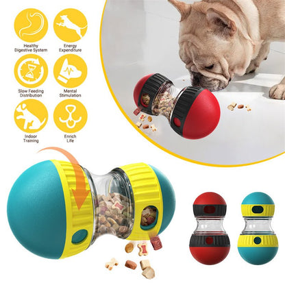 Tumbler Leaky Treat Puzzle Toy - PawPlaza
