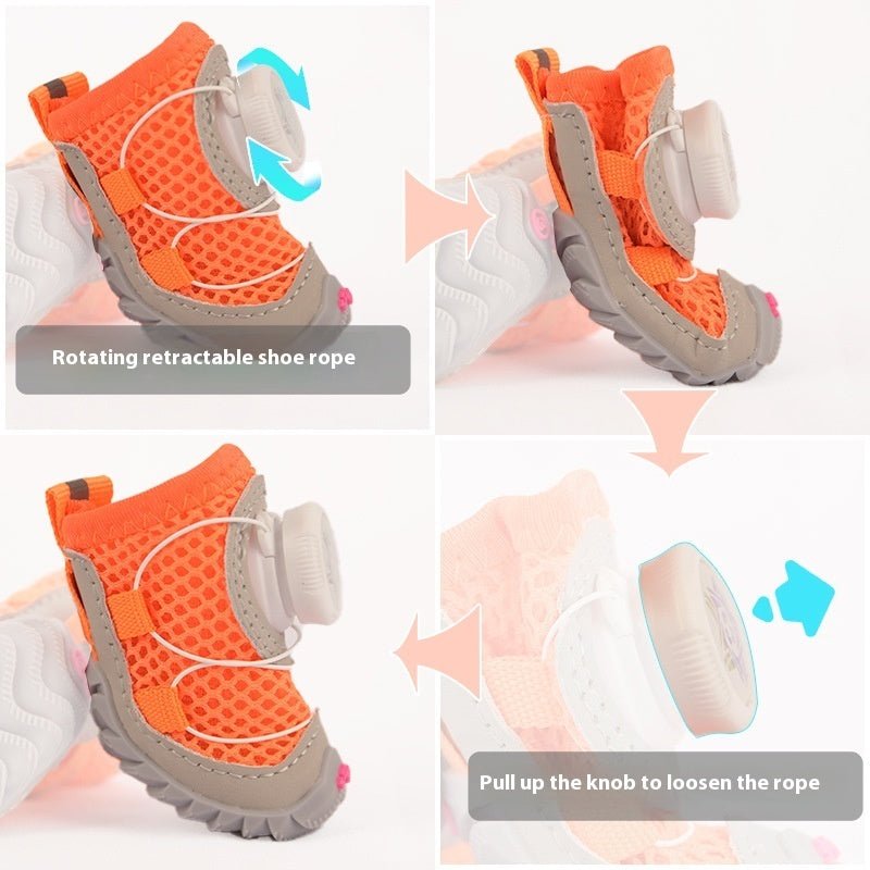 Twisty - Style Mesh Dog Shoes - PawPlaza