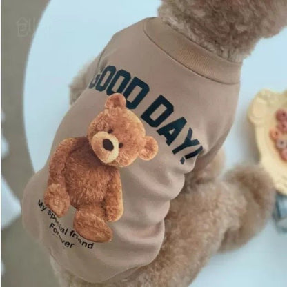 Vintage Teddy Bear Sweatshirt - PawPlaza
