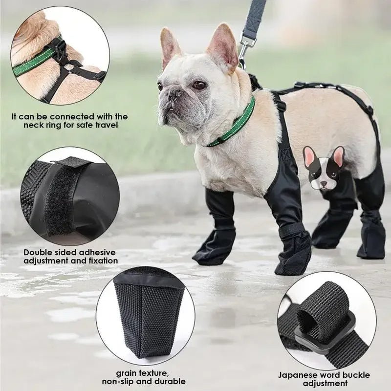 Waterproof Dog Harness Boots - PawPlaza