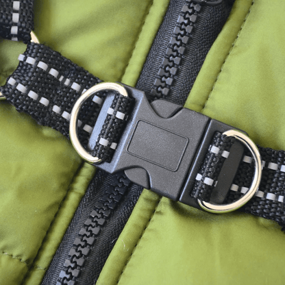 Waterproof Winter Harness Jacket - PawPlaza