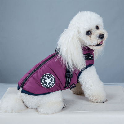 Waterproof Winter Harness Jacket - PawPlaza