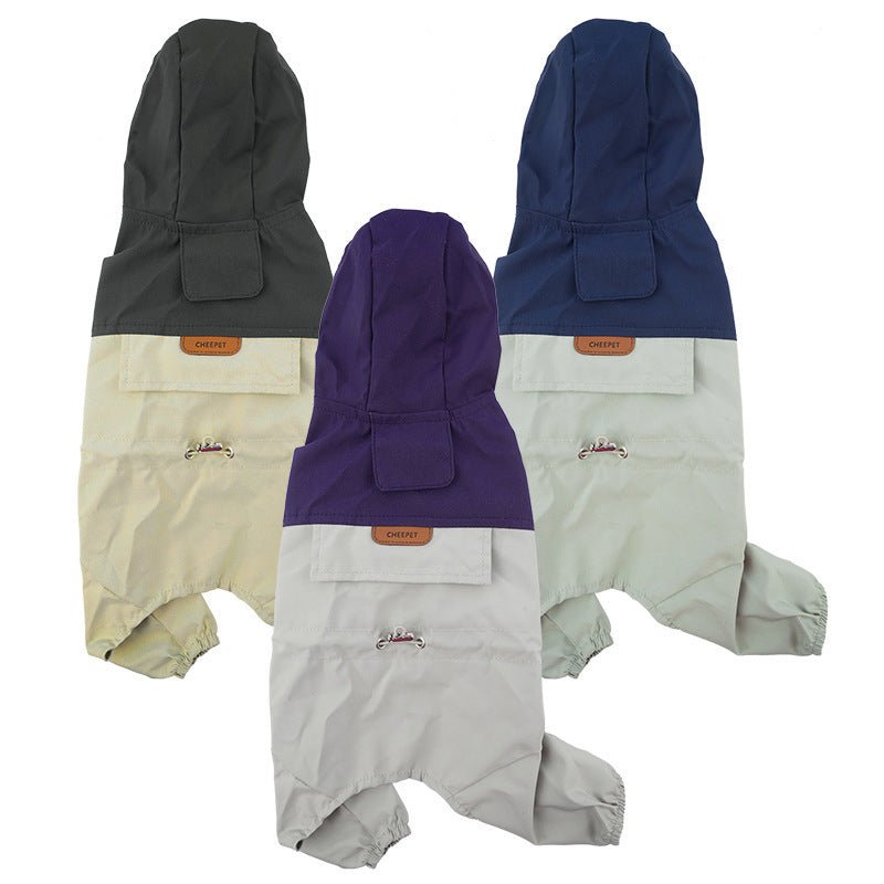 WeatherShield Pet Raincoat Windbreaker - PawPlaza