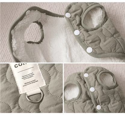 Winter Fleece - lined Cloud Vest - PawPlaza